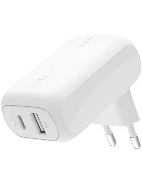 Belkin WCB009VFWH Cargador de Móvil USB-C/USB-A 42W Blanco