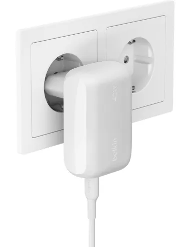 Belkin WCB009VFWH Cargador de Móvil USB-C/USB-A 42W Blanco
