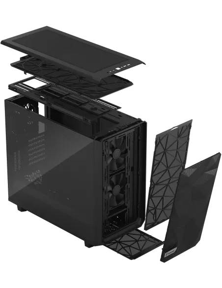 Fractal Design Meshify 2 FD-C-MES2A-03 Cristal Templado Negro