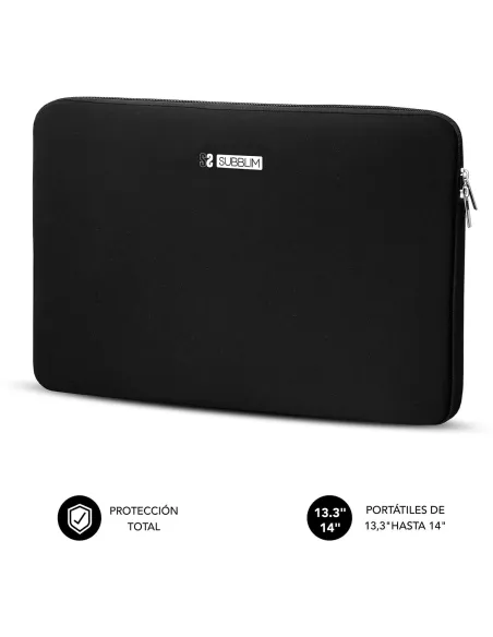 Subblim SUBLS-SKIN114 Funda de Portátil 14" Negro