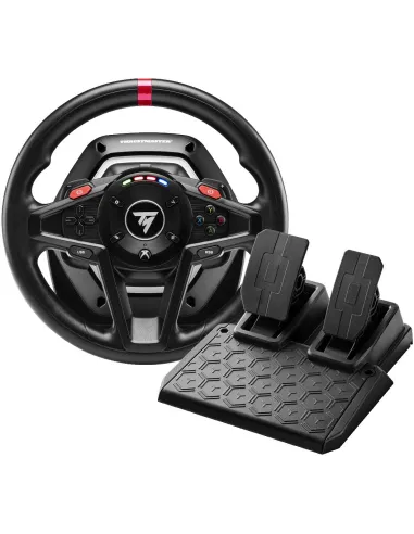 Thrustmaster T128 Shifter Pack Volante + Pedales y Palanca de Cambio Negros
