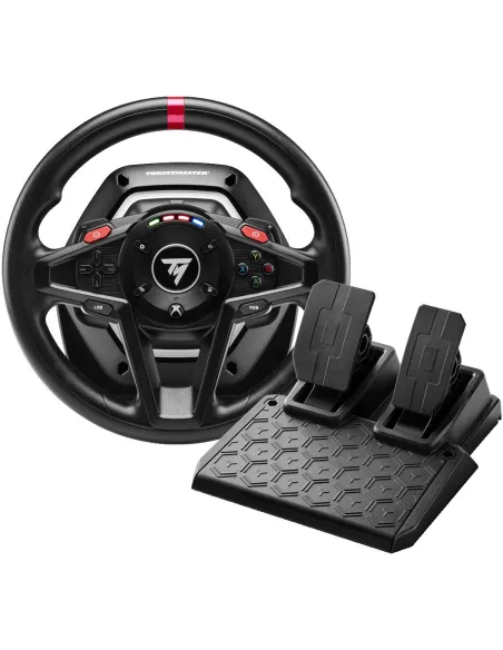 Thrustmaster T128 Shifter Pack Volante + Pedales y Palanca de Cambio Negros