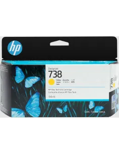HP DesignJet 738 498N7A Cartucho de Tinta Original Amarillo-1393059
