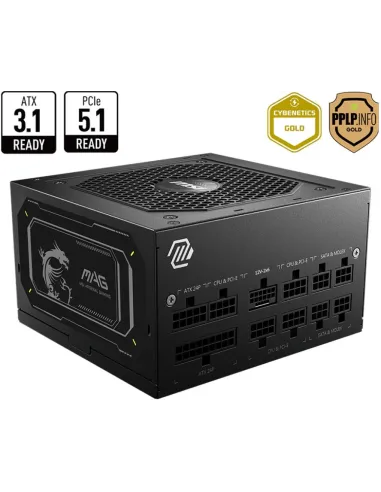MSI MAG A850GL PCIE5 II ATX 3.1 850W 80 Plus Gold Modular