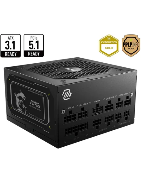 MSI MAG A850GL PCIE5 II ATX 3.1 850W 80 Plus Gold Modular