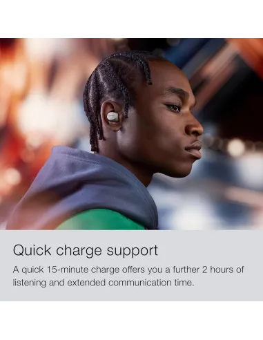 Bowers & Wilkins Pi6 FP45004 Auriculares True Wireless ANC con Cancelación Activa de Ruido Bluetooth IP54 Gris