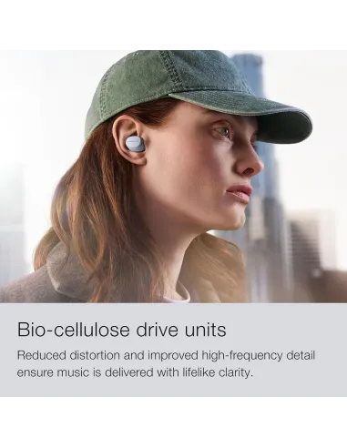 Bowers & Wilkins Pi6 FP45012 Auriculares True Wireless ANC con Cancelación Activa de Ruido Bluetooth IP54 Gris