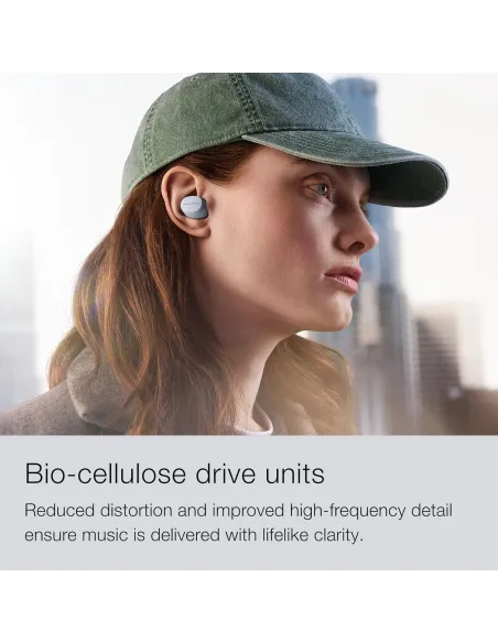 Bowers & Wilkins Pi6 FP45012 Auriculares True Wireless ANC con Cancelación Activa de Ruido Bluetooth IP54 Gris