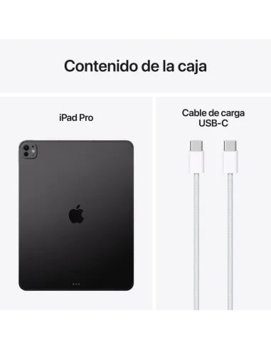 Apple iPad Pro MVXR3TY/A 2024 13" Wifi Cellular 256GB Negro Espacial