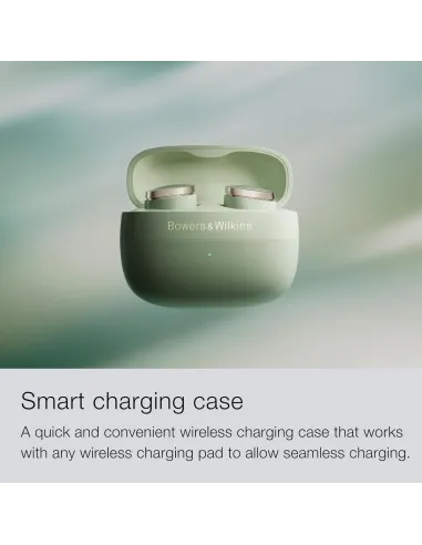 Bowers & Wilkins Pi8 FP44970 Inalámbricos Bluetooth con Cancelación de Ruido y Triple Micrófono Verdes