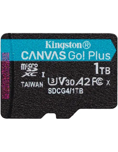 Kingston Canvas Go! Plus 1TB microSDXC UHS-I con Adaptador SD