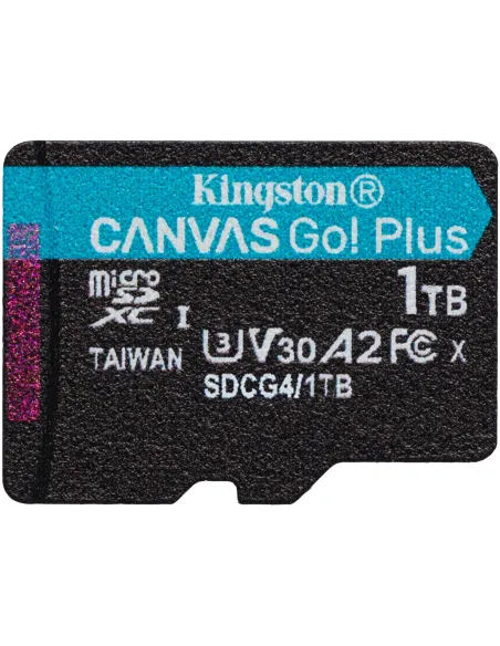 Kingston Canvas Go! Plus 1TB microSDXC UHS-I con Adaptador SD