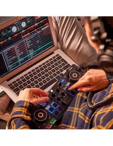 Hercules Starlight Mesa de Mezclas DJ 2 Canales Negra