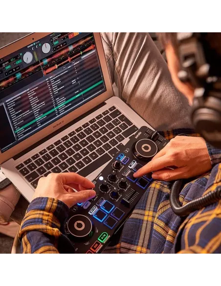 Hercules Starlight Mesa de Mezclas DJ 2 Canales Negra