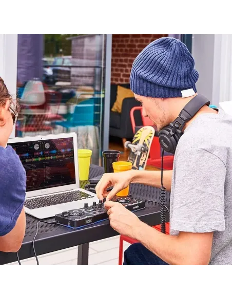 Hercules Starlight Mesa de Mezclas DJ 2 Canales Negra