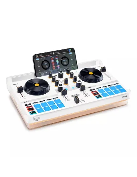 Hercules DJCONTROL Mix Ultra Consola de DJ Blanca