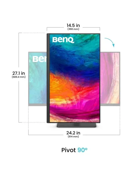 BenQ PD2706QN 27" LED IPS QHD 100Hz Altavoces Altura Ajustable Pantone Validated USB-C