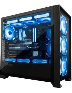 CoolBox GE2000 DualView Torre RGB en Formato ATX Negra-CAJA62161