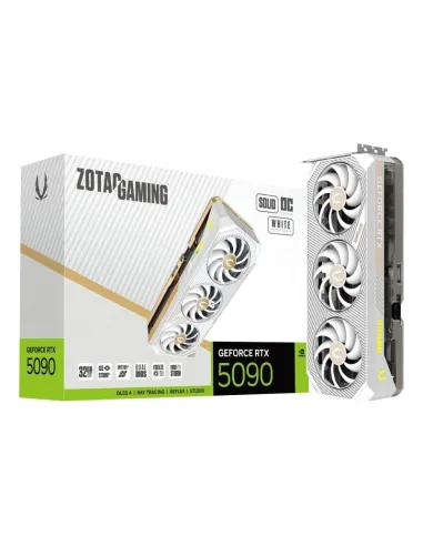 ZOTAC GAMING GeForce RTX 5090 SOLID OC White Edition 32GB GDDR7 Reflex 2 RTX AI DLSS