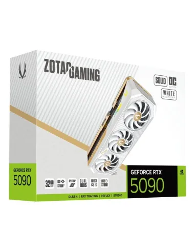 ZOTAC GAMING GeForce RTX 5090 SOLID OC White Edition 32GB GDDR7 Reflex 2 RTX AI DLSS