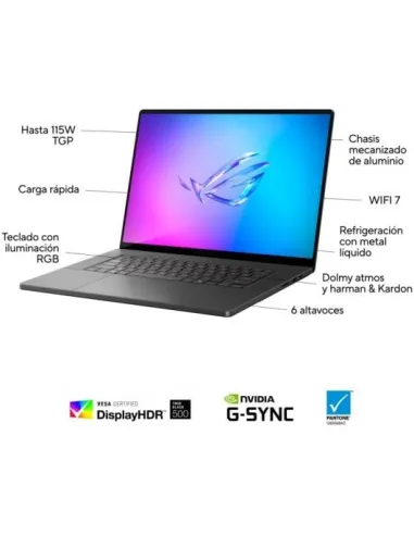 Asus ROG Zephyrus G14 OLED GA403WW-QS076 AMD Ryzen AI 9 HX 370/32GB/1TB SSD/RTX 5080/14" FreeDOS