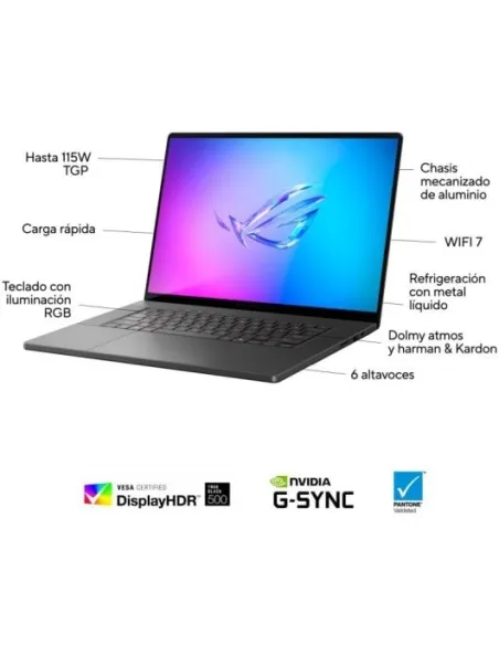 Asus ROG Zephyrus G14 OLED GA403WW-QS076 AMD Ryzen AI 9 HX 370/32GB/1TB SSD/RTX 5080/14" FreeDOS