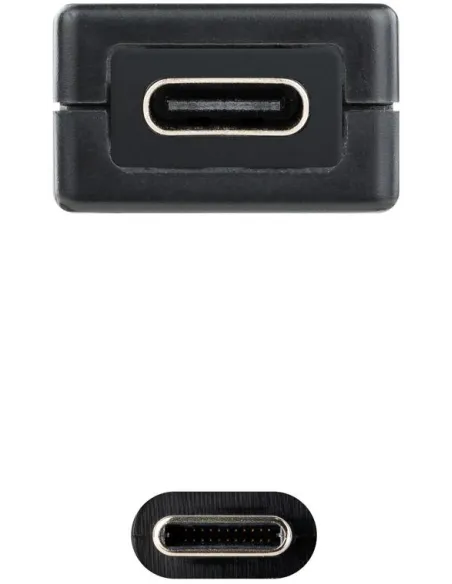 Nanocable 10.01.1311 Cable USB 3.2 Gen1 Prolongador con Amplificador USB-C a USB-C Macho/Hembra 5M Negro