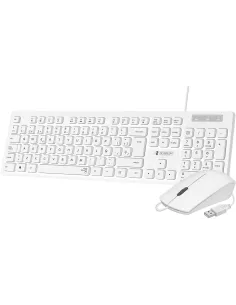 Subblim SUBKBC-CSSK02 Teclado y Ratón USB Blancos-1365446