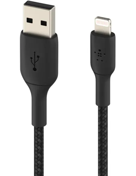 Belkin CAA002BT2MBK Cable USB Lightning a USB-A 2M Negro