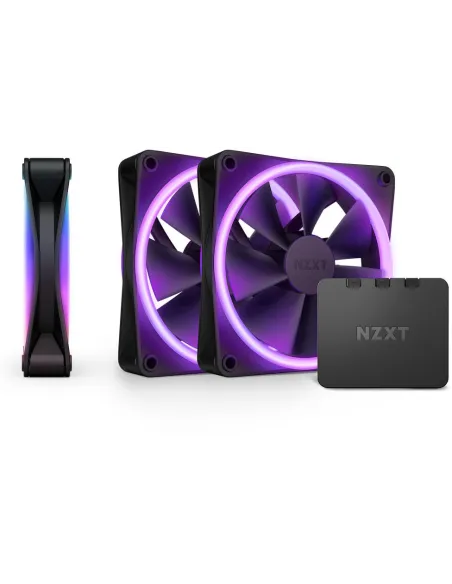 NZXT RF-D12TF-B1 3 Ventiladores RGB 12 cm Negros