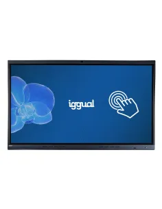 Iggual IGG320082 Pantalla Interactiva 75" 4K UHD con Webcam Negra-MPRPIZ0105