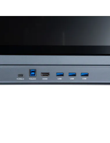 Iggual IGG320082 Pantalla Interactiva 75" 4K UHD con Webcam Negra