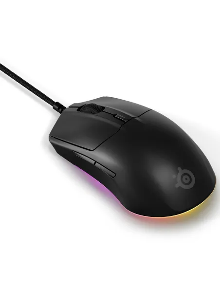 Steelseries Rival 3 Gen 2 Negro Retroiluminación RGB y 6 Botones Programables