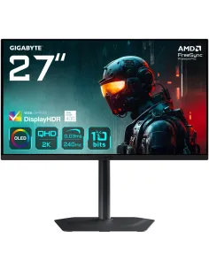 Gigabyte MO27Q2 27" QD-OLED QHD 240Hz 0.03ms HDR 400 Altura Ajustable FreeSync Premium Pro