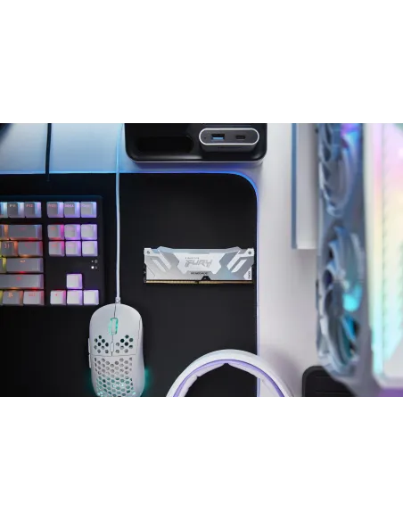 Kingston Technology FURY Renegade RGB KF580C38RWA-16 DDR5 8000 MT/s 16GB 38CL Blanca