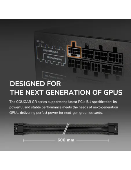 Cougar GR750 750W 80 Plus Gold Modular ATX 3.1