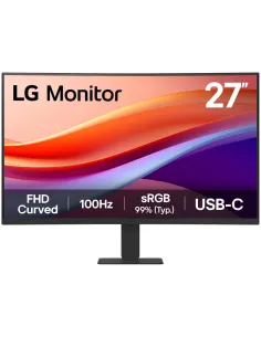 LG 27U421A-B 27" Full HD 100Hz VA Curvo HDR10 USB-C Flicker Free Negro-FMOMLE1053