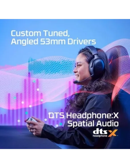 HyperX Cloud III Wireless A59YZAA Auriculares Gaming Inalámbricos Negros