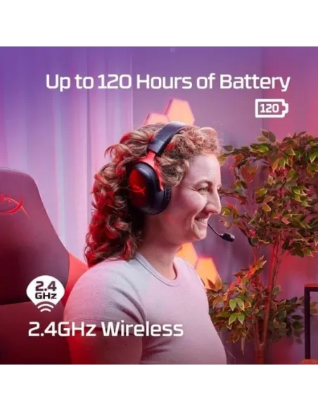 HyperX Cloud III Wireless A59YZAA Auriculares Gaming Inalámbricos Negros