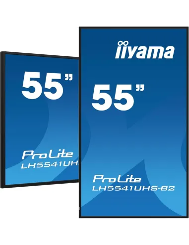 Iiyama ProLite LH5541UHS-B2 Pantalla de Señalización Digital Profesional 55" 4K Ultra HD LCD Negra