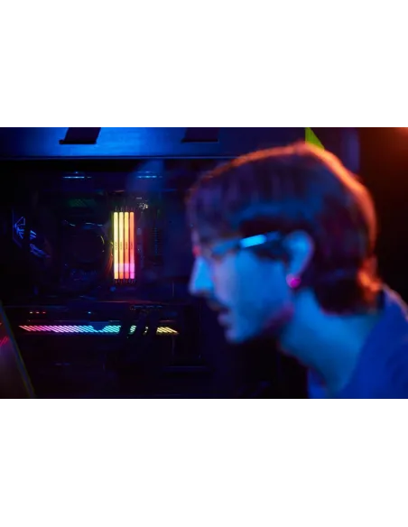 Kingston Technology FURY Renegade RGB KF580C38RWAK2-32 DDR5 8000 MHz 32GB (2x16GB) CL38 Blanco con Disipador Térmico