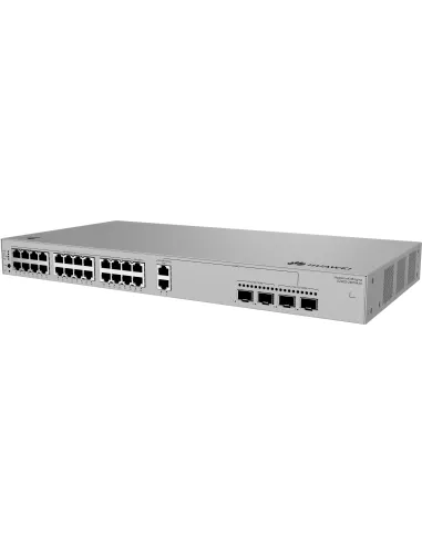 Huawei eKit S220S Series S220S-26PN4JX Gestionado L2 Gigabit Ethernet Montaje en Rack 1U 24 Puertos y 4 SFP+ Gris