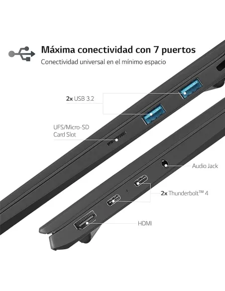 LG Gram 17Z90R 17Z90R-E.AD75B  Intel Core i7 1360P/32GB/512GB SSD/RTX 3050/17" 2K  W11 Home