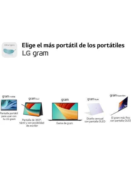 LG Gram 17Z90R 17Z90R-E.AD75B  Intel Core i7 1360P/32GB/512GB SSD/RTX 3050/17" 2K  W11 Home