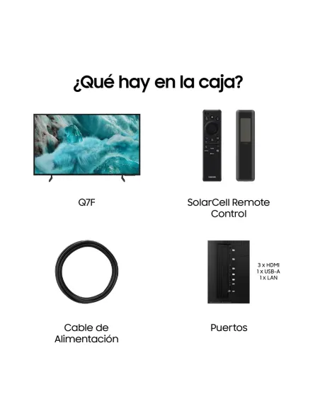 Samsung TQ65Q7F ?TV Q7F 4K QLED de 65" Vision AI Smart TV 2025