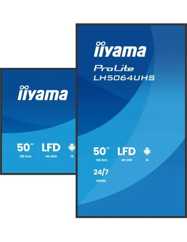 Iiyama LH5564UHS-B1AG 55? 4K UHD 500 nits WiFi Android 14 VESA