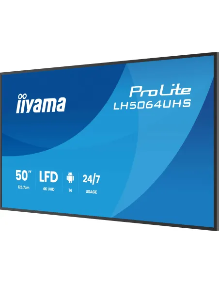 Iiyama LH5564UHS-B1AG 55? 4K UHD 500 nits WiFi Android 14 VESA