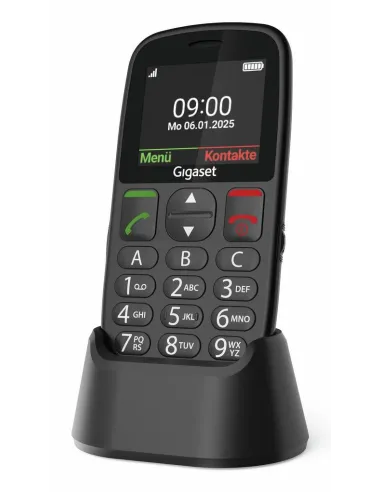 Gigaset GL395 Negro Teléfono para personas mayores