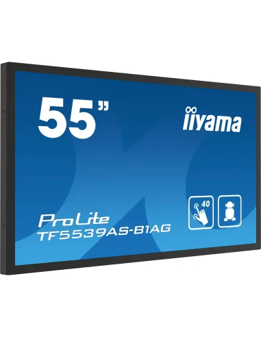 Iiyama TF5539AS-B1AG 54.6? 4K 40 Puntos Táctil VA 500cd/m² Android 11 IP54