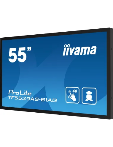 Iiyama TF5539AS-B1AG 54.6? 4K 40 Puntos Táctil VA 500cd/m² Android 11 IP54